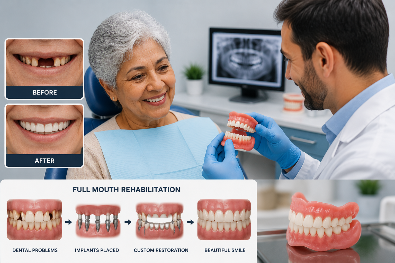 Dentures & Full Mouth Rehabilitation – Dental Experts Clinic